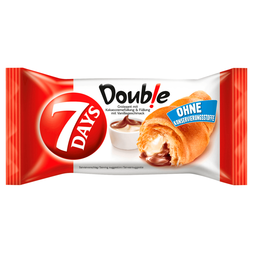 7 Days Croissant Double Vanille Kakao 60g